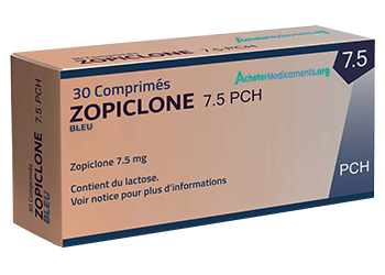 Zopiclone sans ordonnance BLEU 7.5mg Comprimes Achetermedicaments.org